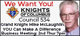 Knights of Columbus Council 534 Sponsorship Banner